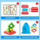 thumbnail image 3 of Juguetes Montessori de Building Blocks Hieoby, 30 unidades, para niños de 1 a 5 años, 3 of 6