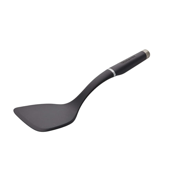 Turner KitchenAid Gourmet, nailon macizo, tamaño grande, negro mate