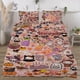 thumbnail image 1 of Halloween Hello_Kitty_ Quilt Set FullSoft Lightweight Quilts Quilted Bedspreads3 Pieces Set Queen SizeColorful Cartoon Print All Season 173*218CM, 1 of 5