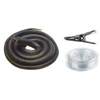 Magideal - Serpiente En Una Cuerda De Juguete, Accesorios De Serpiente De Golf Diy, Accesorio De Broma Práctica, Modelo De Serpiente, Juguete De Serpiente Con Cl