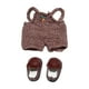 thumbnail image 3 of Ropa Para Muñecas De 6,69 Pulgadas, Disfraces, Accesorios Para Muñecas, Regalo De Cumpleaños Para Niñas Pequeñas, Color Marrón, 3 of 3