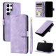 thumbnail image 1 of Funda Cartera para Samsung Galaxy S24 Ultra Tapa con Ranuras, Soporte y Correa Morado, 1 of 5
