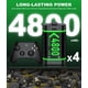 thumbnail image 2 of Cargador con paquete de baterías recargables de 4x4800 mWh para Xbox, 2 of 7