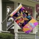 thumbnail image 3 of Chica Luna Bandera impresa con temática, regalo perfecto para fanáticos, amigos y familiares, y adecuada para actividades al aire libre e interiores, decoraciones de fiesta. 60*90CM, 3 of 6