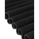 thumbnail image 5 of INSPIRE CHIC Vestido de Mujer de Punto Acanalado Cuello Redondo Sin Mangas Ajustado con Volante en el Dobladillo Mini Vestido L Negro, 5 of 6