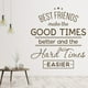 thumbnail image 2 of Decomural Best Friends Good Times Friendship WS-46228, 2 of 2