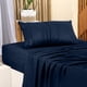 thumbnail image 3 of Juego de sábanas Utopia Bedding de microfibra cepillada doble, color azul marino, 3 of 7