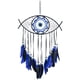 thumbnail image 5 of Atrapasueños De Mal De Ojo Hecho A Mano Para La Decoración De La Sala De Estar De La Oficina Azul Negro, 5 of 5