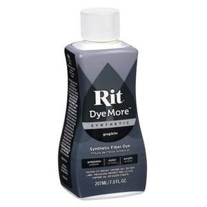 Tinte Líquido Rit Dyemore Graphite 200 Ml Para Tela Sintética