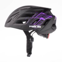 Casco Sport Powerbike Talla M Negro/Lila