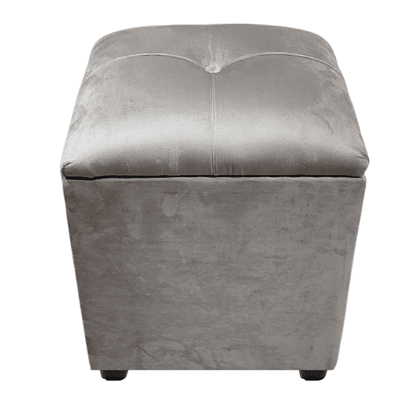 Pouf Baul Beige Felpa 40*33*45 Rimar