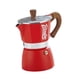 thumbnail image 2 of Cafetera Espresso Manual Portátil Para Cocina, Cafetera Moka Para Oficina, Hogar, Cafetería, 300 Ml, Color Rojo, 2 of 3