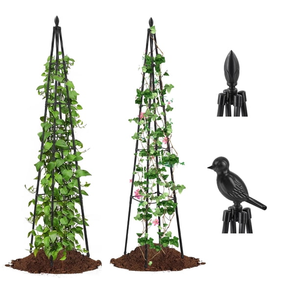 Enrejado de Jardín AlisisFores 160 cm Metal Antióxido Paquete de 2