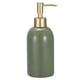thumbnail image 1 of Dispensador de Jabón Uxcell, Dispensador de Jabón de Mano de Cerámica de 14Oz con Bomba de Plástico para Cocina y Baño, Verde, 1 of 5