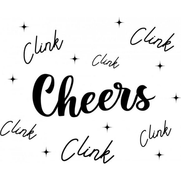 Decomural Cheers Clink Celebrate WS-41474