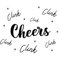 Rienda Libre Graphics - Decomural Cheers Clink Celebrate Ws-41474