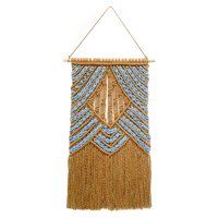 Magideal - 1 Uds. De Tejido Macramé Chic Diy Material Kit Borla Tapiz Colgante De Pared Para Decoración Fondo Dormitorio Arte Decoración Del