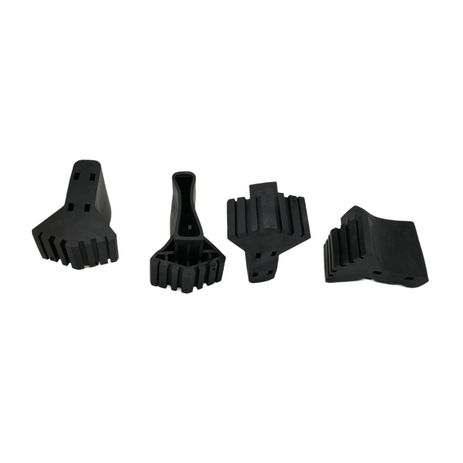 Magideal - 4x Funda Para Pies De Escalera, Almohadilla Para Pies De Escalera Plegable, Protector De Pies De Escalera De Primera Calidad, Accesorios Para Escalera