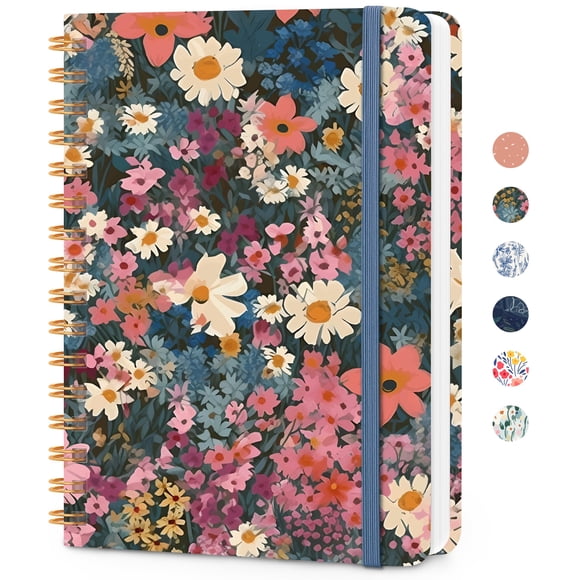Cuaderno CICPAP A5 Rayado Universitario 140 páginas Floral