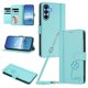 thumbnail image 1 of Funda Cartera Trébol para Samsung Galaxy A15 con Ranuras Tarjetas y Carga Inalámbrica Verde menta, 1 of 6