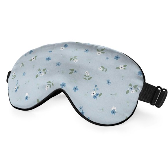 Antifaz NOHSHE 21x10 cm de seda floral ajustable