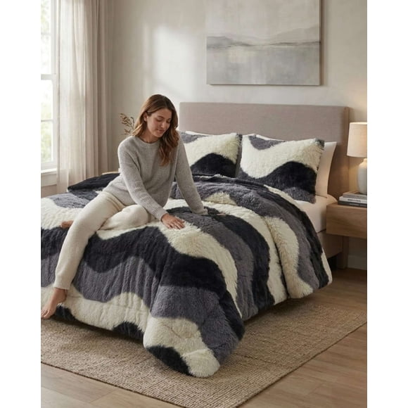 Cubrecama "Olas de Peluche" con Chiporro 2 plazas