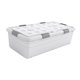 thumbnail image 2 of Cesta Organizadora Para Debajo De La Cama, Para Dormitorio, Armario, Apartamento, Altura 30 Cm, Color Blanco, 2 of 5