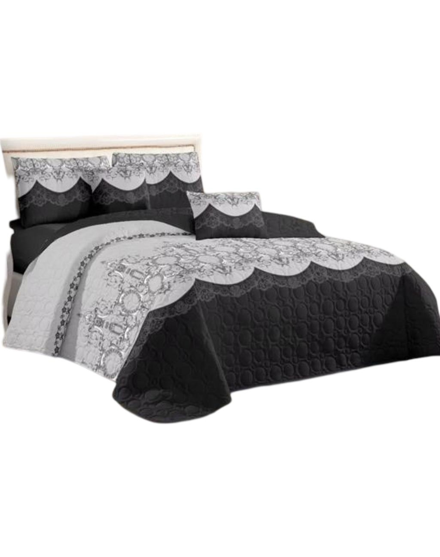 Genérico - Cubrecama Quilt 2 Plazas+2 Fundas Verano Fresco 13N44