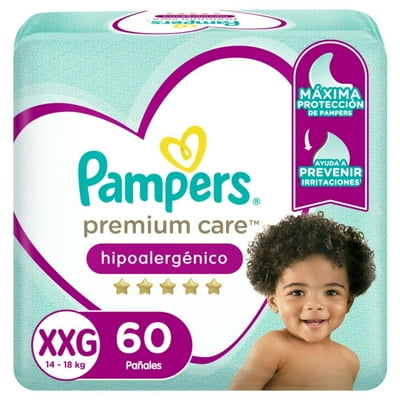 Pañales Premium Care Talla Xxg 60 Un Pampers