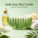 thumbnail image 2 of Masajeador LEOSENSE Peine de Jade Gua Sha 9 cm Cuidado del Cuero Cabelludo, 2 of 9