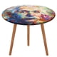 thumbnail image 1 of Einstein theme Fitted Round Tablecloths Elastic Edged Table Covers Waterproof Table Cloth For Kitchen Holiday Party Tables Decor 150cm, 1 of 6