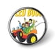 thumbnail image 1 of Speed Buggy-Theme Round Button Badge: Premium Metal Construction, Ideal for High-End Events 2.8 cm, 1 of 6