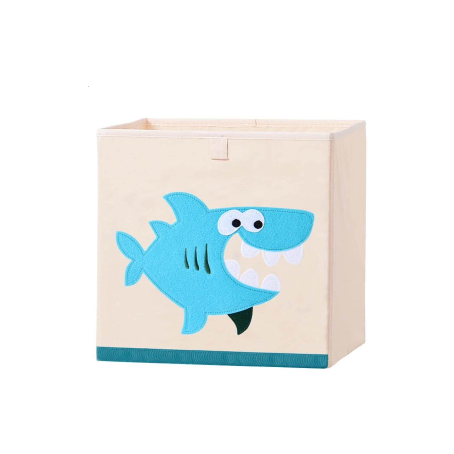Caja Organizador Juguetes Ropa Infantil Kivara Shark Beige