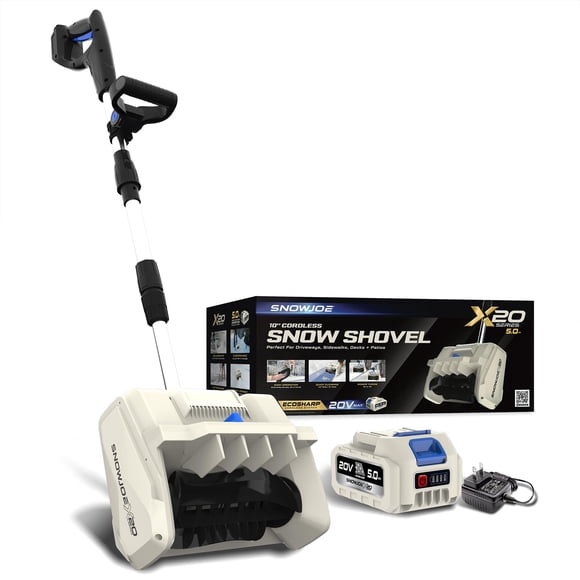 Pala Eléctrica para Nieve Inalámbrica Snow Joe X20-SNOW-5A con Camino de 25 cm