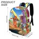 thumbnail image 3 of Dave y AVA-theme Backpack, Campus style schoolbag Bookbag with Adjustable Shoulder Straps And Large Zip Compartment, Unisex Travel Bags.42x30x15cm, 3 of 6