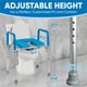 thumbnail image 3 of Asiento de inodoro elevado Platinum Health Original Ultimate acolchado, 3 of 6