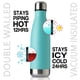 thumbnail image 2 of Botella de agua MEWAY de acero inoxidable con aislamiento al vacío de 500 ml, 2 of 8