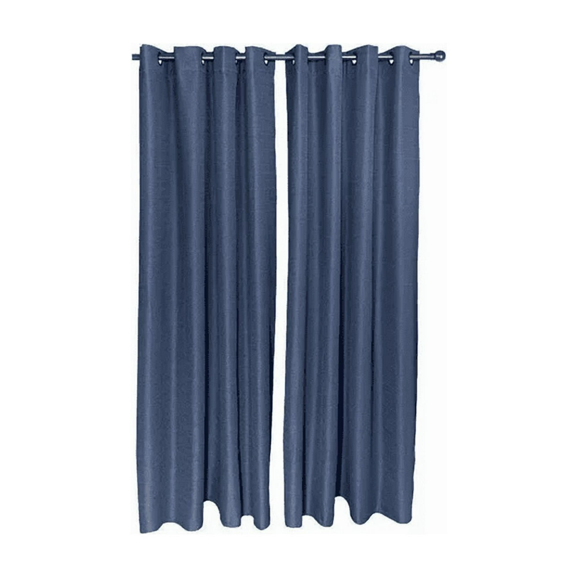 Genérico - Set Cortina Blackout Térmico 140x220 Cm, Color Azul