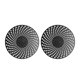 thumbnail image 2 of Generic Coche Aire Acondicionado Parabrisas Universal 2 Piezas Para Coche Camión Redondo, 2 of 5