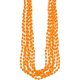 thumbnail image 1 of Collares Amscan Orange Metallic Bead, 30 ml (paquete de 8), 1 of 4