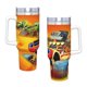 thumbnail image 4 of Blaze y las Máquinas Monstruo Vaso aislado de acero inoxidable con asa, diseño temático, regalo para familia, amigos y fans; incluye pajita y encaja en el portavasos estándar, 40 oz, 4 of 6