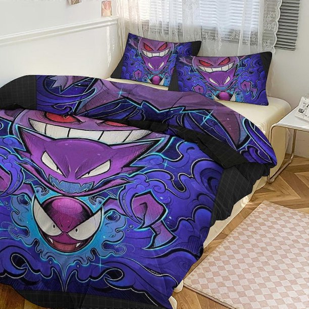 Ge_ngar Print Bedding Set Pattern Duvet Cove Set3 Pieces Quilt Cover And Pillowcases for Women Men Teens