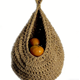 thumbnail image 1 of suxuMhao Canasta de Almacenamiento Tejida, Canasta de Almacenamiento de Vegetales, Canasta de Frutas de Macramé, Canasta Colgante de Frutas, Canasta de Frutas Tejida de Cuerda de Algodón Montada en, 1 of 4