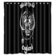 thumbnail image 1 of Cortina de ducha Motorhead con ganchos (60 x 72 pulgadas), 1 of 3