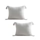 thumbnail image 1 of Pack De 2 Fundas De Cojin Chenille Con Borlas 45x45 Blanco, 1 of 4