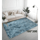 thumbnail image 1 of Alfombras Peludas 180x200 Cm Color Azul Jaspeado, 1 of 2