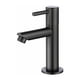 thumbnail image 1 of Grifo de agua fría gris, grifo de baño negro para lavamanos, grifos de latón Corp para lavabo, diseño moderno, 1 of 5