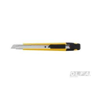 Olfa - Cuchillo Mediano Con Seguro Automático Y Clip A-1 9Mm