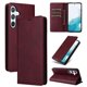 thumbnail image 1 of Funda Cartera para Samsung Galaxy A54 con Ranuras Tarjetas y Soporte - Protección Completa Rojo, 1 of 5