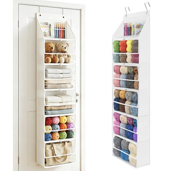 Organizador de hilos WLCSNG de 6 niveles para colocar sobre la puerta